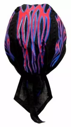 Red Lightining Bandana Cap