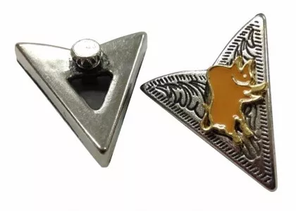 Cowboy Kragenclips Bulle