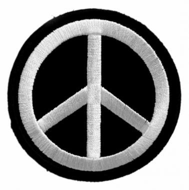 Embroidered Patch Peace