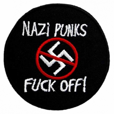 Embroidered Patch Nazi Punks