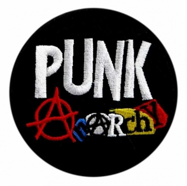 Embroidered Patch Punk Anarchy