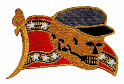 Aufnäher Südstaaten Totenkopf