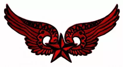 Aufnäher Rote Flügel