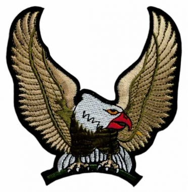 Embroidered Patch Golden Eagle