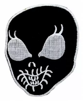 Aufnäher Schwarzer Totenkopf