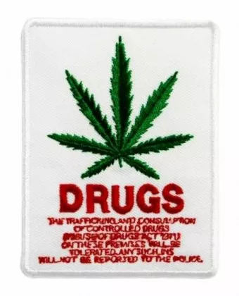 Aufnäher Drugs
