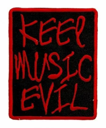 Aufnäher Keep Music Evil