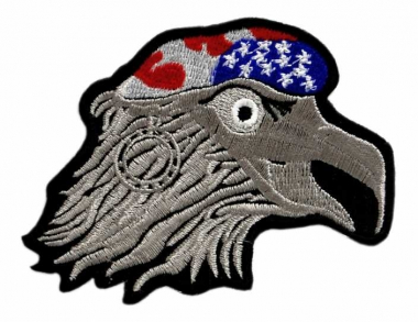Embroidered Biker Patch American Eagle