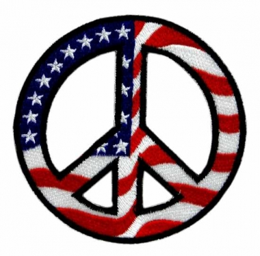 Embroidered Patch Peace (USA)