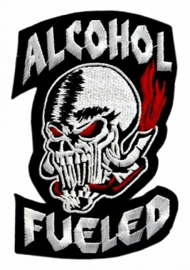 Embroidered Patch Alcohol Fueled