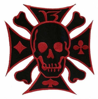 Embroidered Patch - Skull & Cross