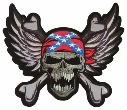 Aufnäher - Confederate Skull