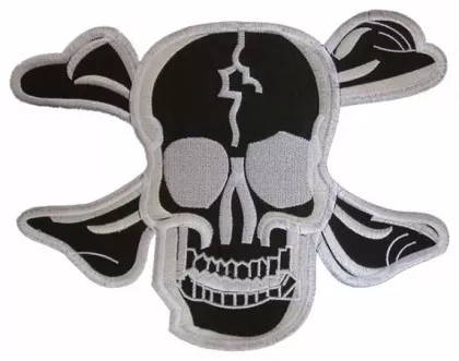 Aufnäher - Black Skull