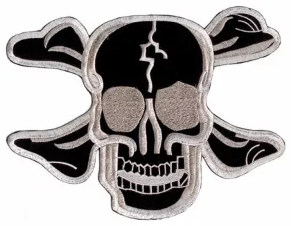 Aufnäher - Black Skull