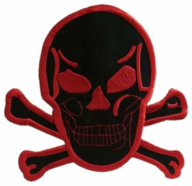 Embroidered Patch - Mean Skull