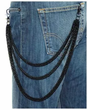 Tripartite Trouser chain Black