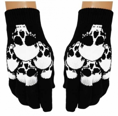 Gloves Frowning Skulls