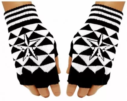 Fingerlose Handschuhe White Star