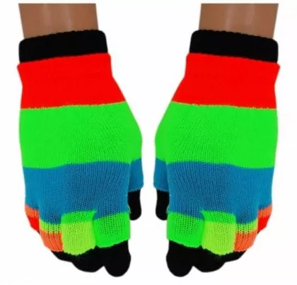 2in1 Handschuhe Mehrfarbig