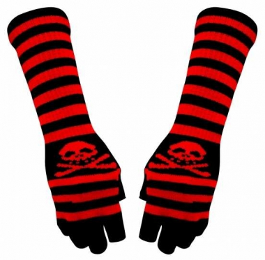 Gothic Arm sleeves with Skull pattern