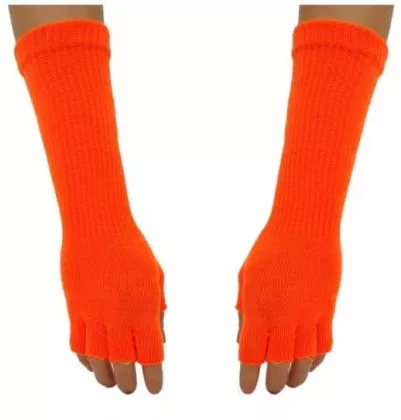 Armwärmer in Neon Orange