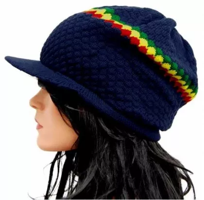 Rasta Cap - Blau