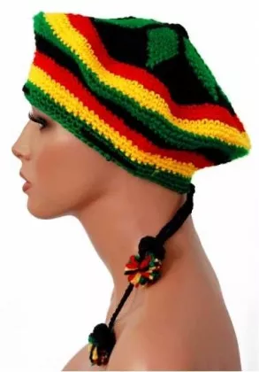 Rasta Mütze - Bommeln
