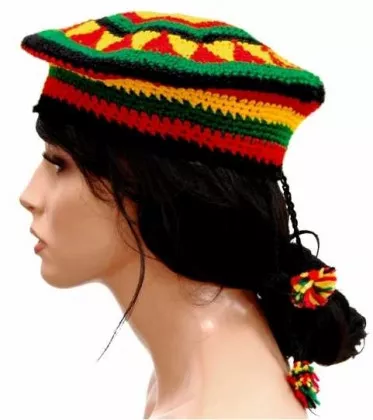 Rasta Mütze - Bommeln
