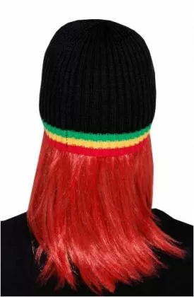 Rasta Beanie Schwarz