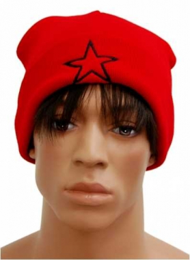 Red Beanie with Star