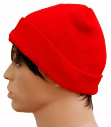 Beanie - Rot mit Stern