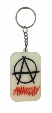 Awesome Anarchy Rubber Keyring