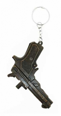 KEX 117 - Schlüsselanhänger - Bronzene Pistole