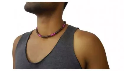Kokos Kette Magenta