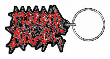 Morbid Angel Red Logo Keyring Pendant