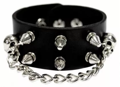 Wristband Killer Studs and Chain