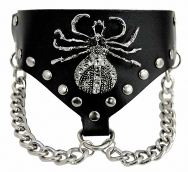 Wristband Spider & Chains