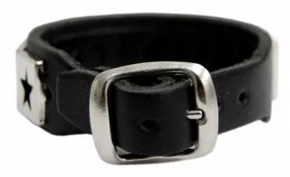 Armband Schwarz mit Sternen