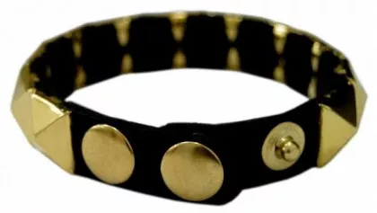 Armband Goldene Pyramidennieten