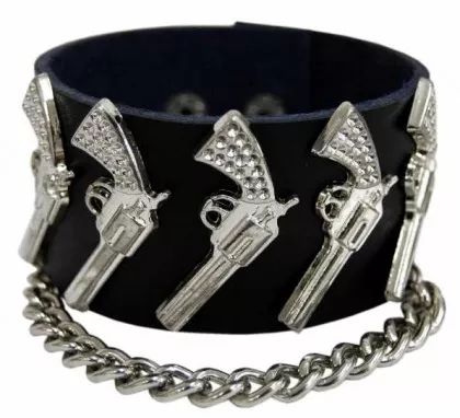 Wristband Chain and Guns