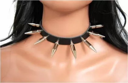 Killer Studs 4.5 cm & 3.5 cm & 2.5 cm Leather Choker