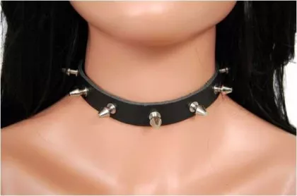 Killernieten Leder Choker