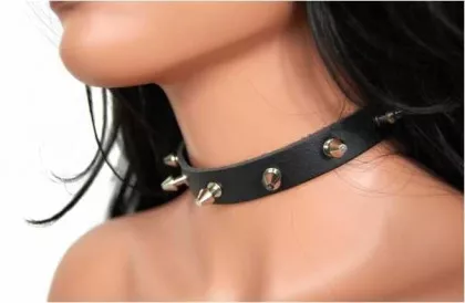Killernieten Leder Choker