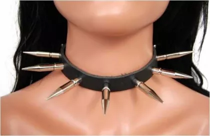 Killernieten 4,5 cm Leder Choker
