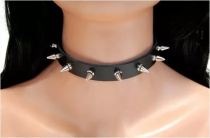 Killernieten Leder Choker