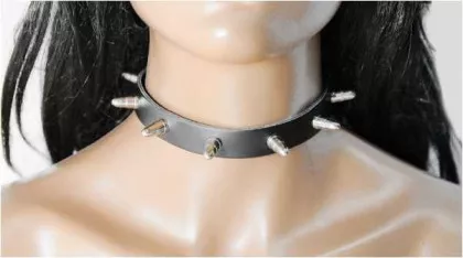 Patronen Leder Choker