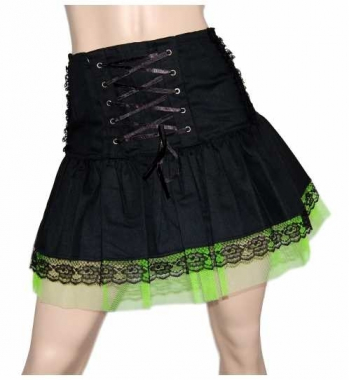 Lolita Skirt Neon Green