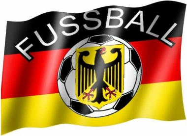 Deutschland Fussball - Fahne