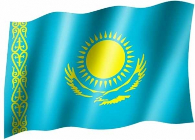 Kasachstan - Fahne