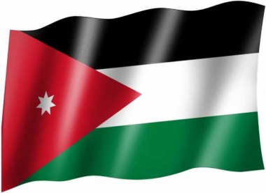 Jordanien - Fahne